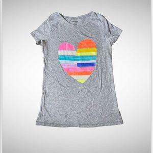 Girls 14/16 Cat & Jack Heart T-shirt